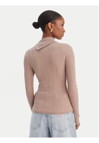 Guess Sweter W6RR07 Z2YK2 Beżowy Regular Fit. Kolor: beżowy. Materiał: wiskoza #2