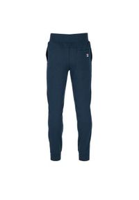 Spodnie treningowe męskie Fila Leo. Kolor: niebieski. Materiał: dresówka