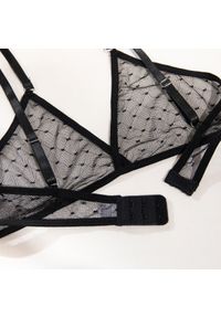 Intica - Komplet bielizny z delikatnych materiałów na romantyczne wieczory Carmelita. Kolor: czarny. Materiał: materiał #11