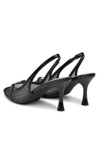 Karl Lagerfeld - KARL LAGERFELD Sandały Sienna KL32704A Czarny. Kolor: czarny. Materiał: materiał