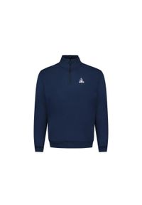 Bluza dresowa 1/4 zip Le Coq Sportif Essentiel N°1. Kolor: niebieski. Materiał: dresówka. Sport: fitness #1