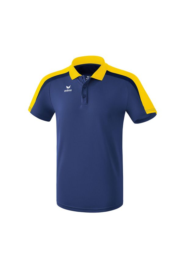 ERIMA - Dziecięca koszulka polo Erima Liga 2.0. Typ kołnierza: polo. Kolor: niebieski, wielokolorowy, żółty