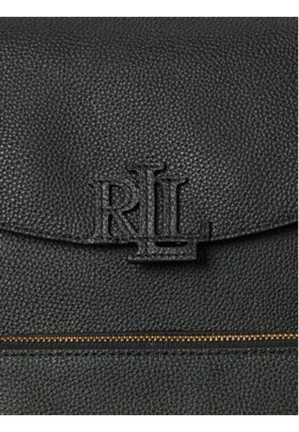 Lauren Ralph Lauren - LAUREN RALPH LAUREN Plecak Medium Cameryn 431969355002 Czarny. Kolor: czarny. Materiał: skóra