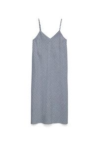 Vero Moda Sukienka letnia Selma 10345674 Granatowy Regular Fit. Kolor: niebieski. Materiał: bawełna. Sezon: lato #4