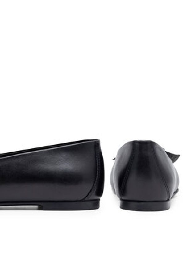 Sergio Bardi Baleriny RST-B1031-04SB Czarny. Kolor: czarny. Materiał: skóra