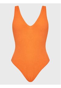 Seafolly Strój kąpielowy Sea Dive 10974-861 Pomarańczowy. Kolor: pomarańczowy. Materiał: syntetyk
