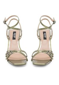 Nine West Sandały FARAZA ZL23014CC Zielony. Kolor: zielony. Materiał: skóra #8