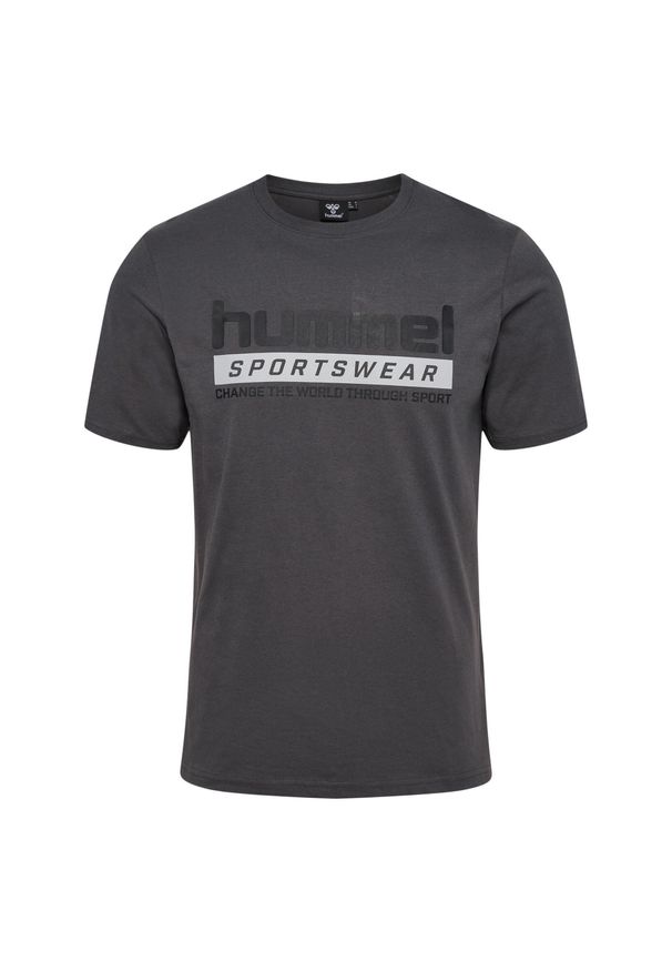 Koszulka Hummel Legacy Carson. Kolor: niebieski, wielokolorowy, czarny. Sport: piłka nożna