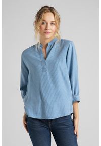 Lee - LEE ESSENTIAL BLOUSE DAMSKA KOSZULA FADED BLUE L45VGIOF 112110605