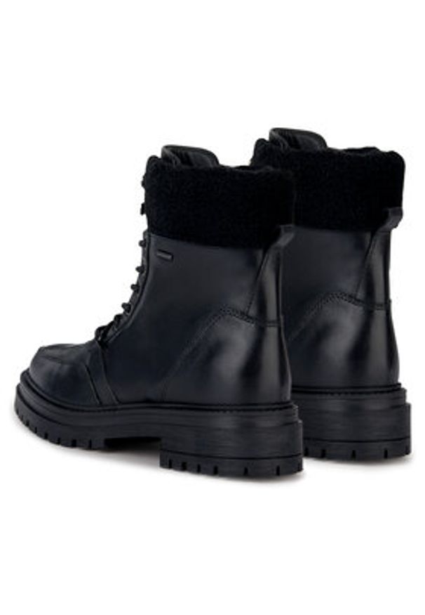 Geox Botki D Iridea B Abx D36D0A 043BH C9999 Czarny. Kolor: czarny. Materiał: skóra