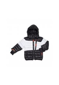 PEAK MOUNTAIN - Kurtka narciarska dla dzieci Peak Mountain. Kolor: czarny, biały, wielokolorowy. Materiał: puch. Sezon: zima. Sport: narciarstwo #1