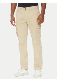Aeronautica Militare Spodnie materiałowe 251PA1329CT2443 Beżowy Regular Fit. Kolor: beżowy. Materiał: bawełna