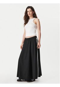 Adidas - adidas Spodnie dresowe Firebird Skirt KR6663 Czarny Relaxed Fit. Kolor: czarny. Materiał: syntetyk #4