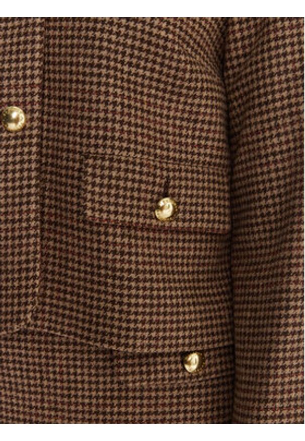 Barbour Marynarka LTA0126BR51 Brązowy Regular Fit. Kolor: brązowy. Materiał: wełna