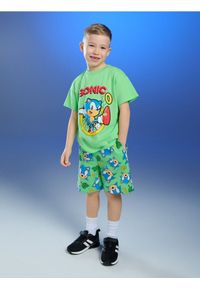 Sinsay - Szorty z kieszeniami Sonic the Hedgehog - zielony. Kolor: zielony #1