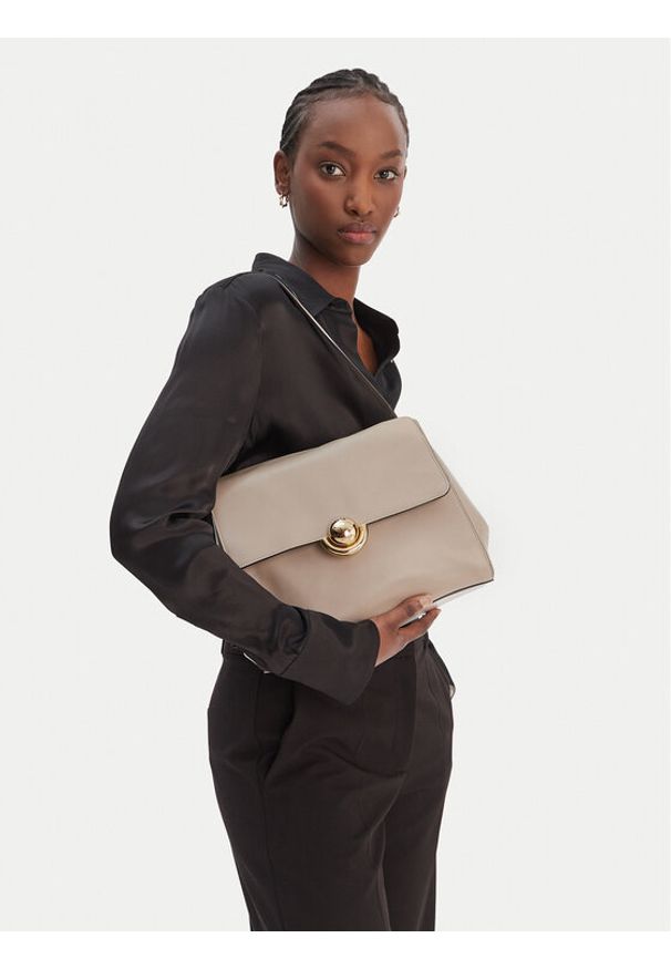 Furla Torebka Domus S WB01862 BX4185 IT 4488S Beżowy. Kolor: beżowy. Materiał: skórzane