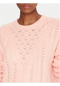 Guess Sweter W5YR56 Z2ZK2 Pomarańczowy Regular Fit. Kolor: pomarańczowy. Materiał: syntetyk #4
