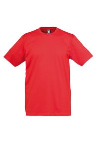 UHLSPORT - Koszulka Uhlsport Teamsport. Kolor: czerwony. Materiał: bawełna. Sport: fitness, piłka nożna #1