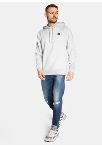 Bluza męska szara Under Armour Rival Fleece Hoodie. Okazja: na co dzień. Kolor: szary. Styl: casual, klasyczny