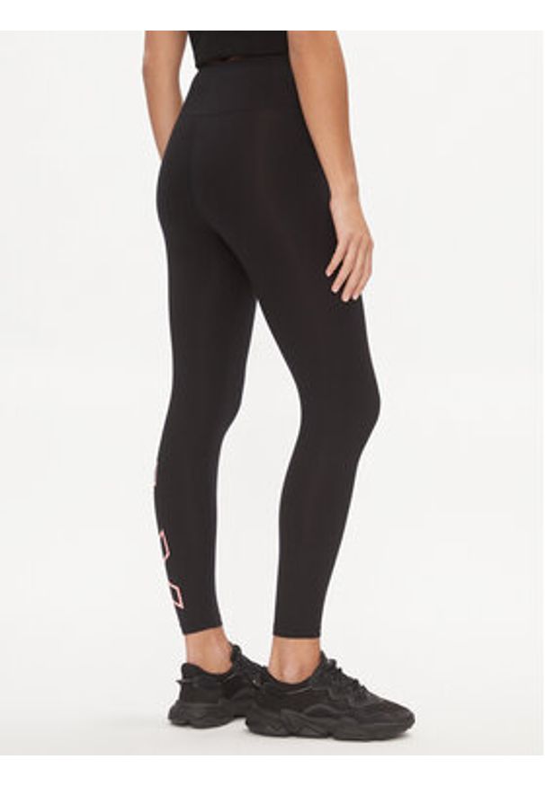 DKNY Sport Legginsy DP3P1960 Czarny Slim Fit. Kolor: czarny. Materiał: syntetyk. Styl: sportowy