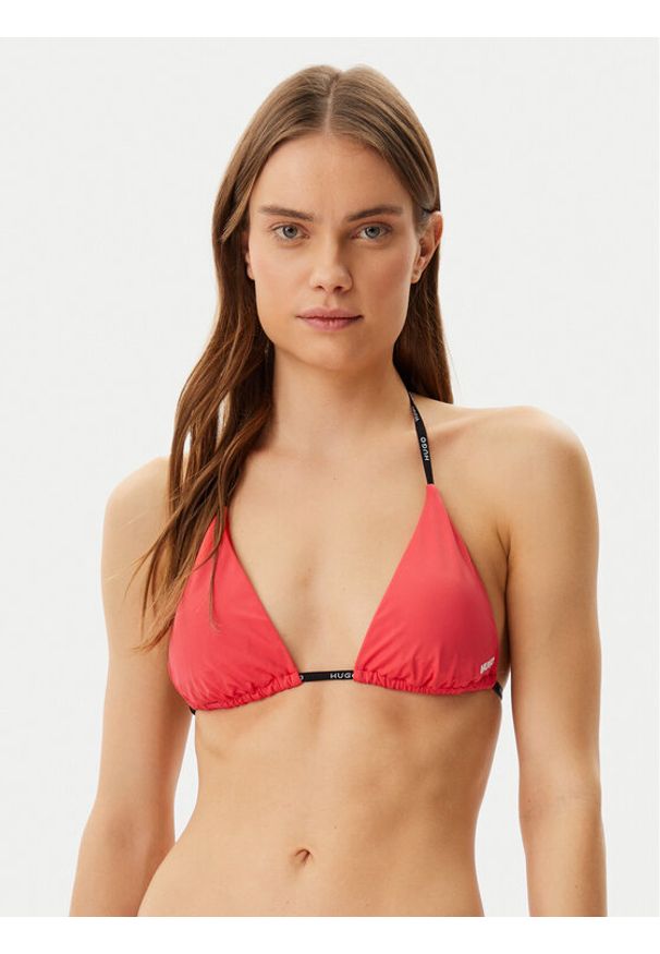 Hugo - HUGO Góra od bikini Pure 50535772 Czerwony. Kolor: czerwony. Materiał: syntetyk