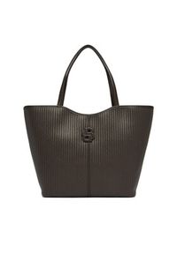 BOSS Torebka 50563192 Brązowy ciemny. Kolor: brązowy. Materiał: skórzane #4