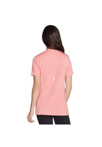 skechers - Skechers Diamond Blissful Tee, damski t-shirt. Kolor: różowy