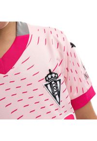 SIROKO - Oficjalna koszulka piłkarska puma dla real sporting de gijón Football Puma Kos. Kolor: różowy. Sport: piłka nożna