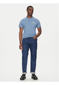 Barbour T-Shirt Preppy MTS0502BU27 Niebieski Tailored Fit. Kolor: niebieski. Materiał: bawełna #4