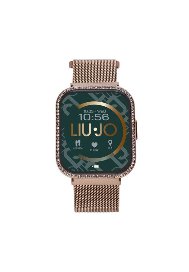 Liu Jo Smartwatch Voice Slim SWLJ100 Złoty. Rodzaj zegarka: smartwatch. Kolor: złoty