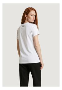 EA7 Emporio Armani T-Shirt 7W001093 AF10373 U0002 Biały Regular Fit. Kolor: biały. Materiał: bawełna #4