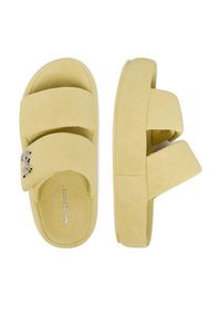 Juicy Couture Klapki CEO-WSS21515-06 Żółty. Kolor: żółty. Materiał: skóra #5