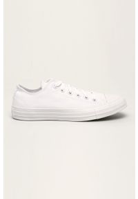 Converse - Tenisówki Chuck Taylor All Star OX 1U647-White.mono. Nosek buta: okrągły. Zapięcie: sznurówki. Kolor: biały. Materiał: guma #1