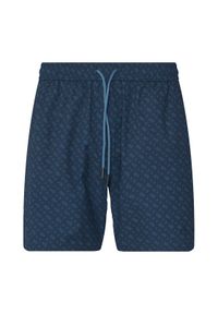 BOSS Szorty kąpielowe Vale 50534343 Granatowy Regular Fit. Kolor: niebieski. Materiał: syntetyk