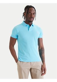Polo Ralph Lauren Polo Core Replen 710795080 Niebieski Slim Fit. Typ kołnierza: polo. Kolor: niebieski. Materiał: bawełna #1
