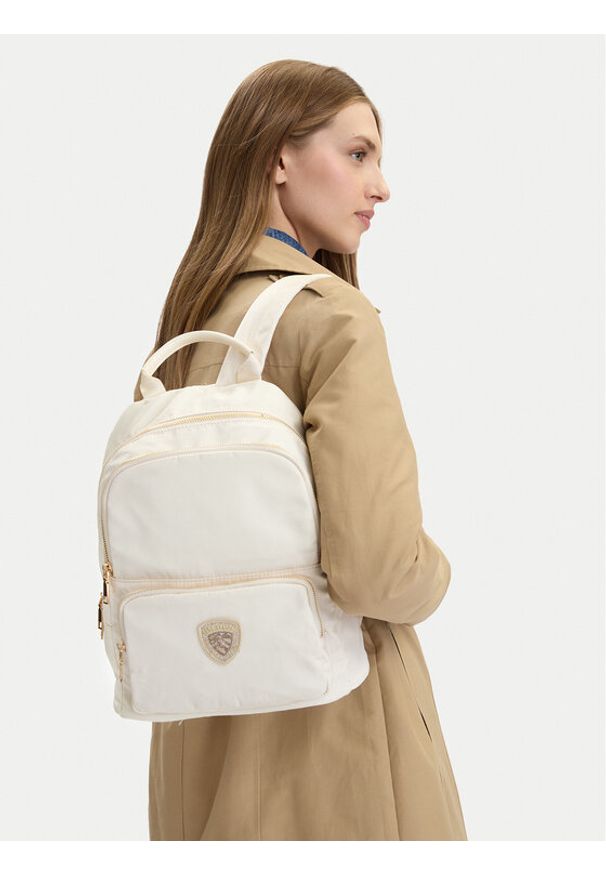 Blauer Plecak S6FREYA01/TWE Biały. Kolor: biały. Materiał: materiał