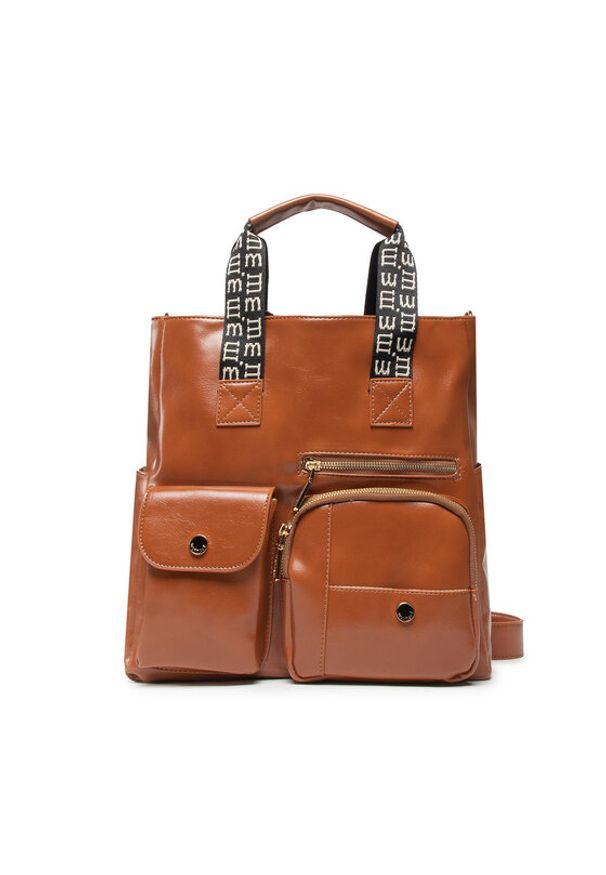 Monnari Torebka BAG0420-017 Brązowy. Kolor: brązowy. Materiał: skórzane