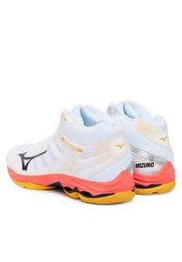 Mizuno Buty halowe Wave Voltage 2 Mid V1GA2465 Pomarańczowy. Kolor: pomarańczowy. Materiał: skóra. Model: Mizuno Wave #3