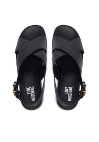 Love Moschino - LOVE MOSCHINO Sandały JA16137I0OIA0000 Czarny. Kolor: czarny. Materiał: skóra #3
