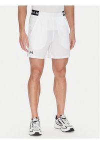 Under Armour Szorty sportowe Vanish Woven 6in 1373718 Biały Regular Fit. Kolor: biały. Materiał: syntetyk #1