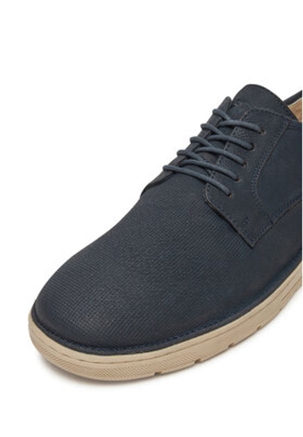 Lasocki Półbuty CALGARY-02 MI24 Granatowy. Kolor: niebieski. Materiał: nubuk, skóra