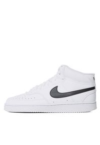 Nike Buty Court Vision Mid Nn DN3577 101 Biały. Kolor: biały. Materiał: skóra. Model: Nike Court