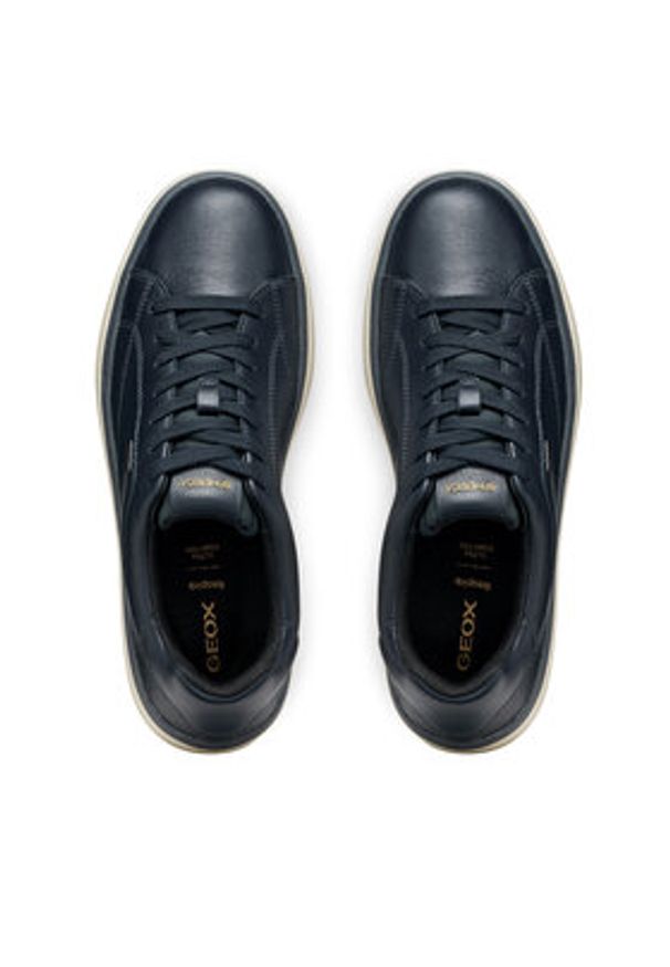 Geox Sneakersy U Spherica Ecub-1.1 U56LUC 00046 C4002 Granatowy. Kolor: niebieski. Materiał: skóra