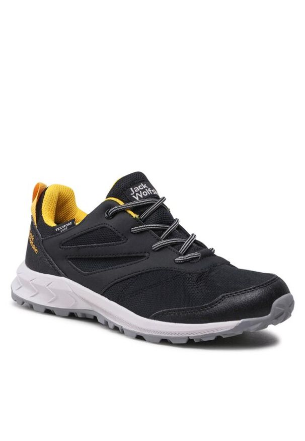Jack Wolfskin Trekkingi Woodland Texapore Low K 4042162 Czarny. Kolor: czarny. Materiał: materiał. Sport: turystyka piesza
