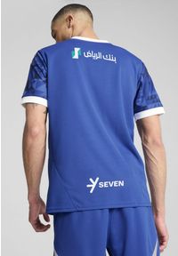 Puma - Męska koszulka domowa Al Hilal Saudi F.C. 24/25 PUMA Blue Intense White. Kolor: biały, niebieski, wielokolorowy. Wzór: aplikacja