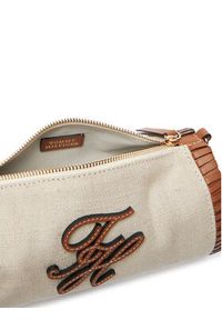 TOMMY HILFIGER - Tommy Hilfiger Torebka Th Elev Summ Chain Bag Canvas AW0AW18635 Beżowy. Kolor: beżowy #5