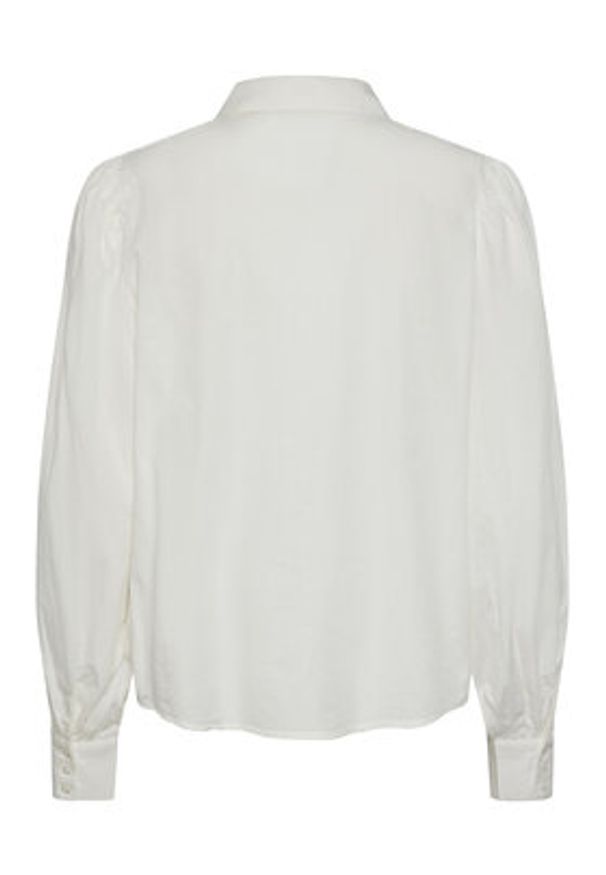 YAS Koszula 26030881 Biały Regular Fit. Kolor: biały. Materiał: bawełna