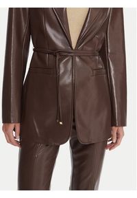 Marciano Guess Kurtka z imitacji skóry 5BGN04 7389A Brązowy Regular Fit. Kolor: brązowy. Materiał: syntetyk