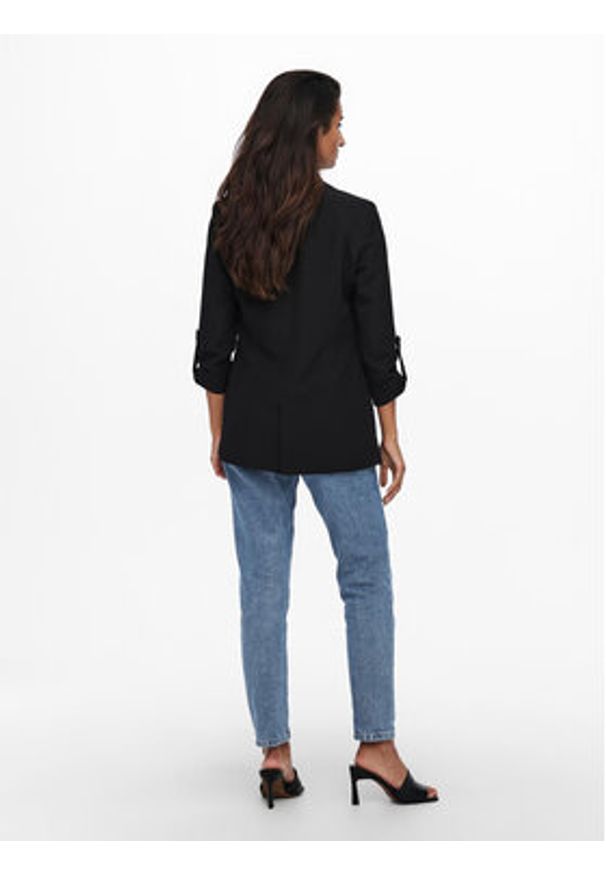 only - ONLY Marynarka Kayle 15218743 Czarny Regular Fit. Kolor: czarny. Materiał: syntetyk