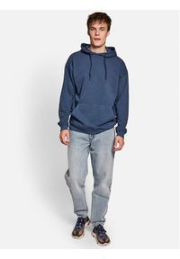 Redefined Rebel Bluza Harry 223031 Niebieski Hoodie Fit. Kolor: niebieski. Materiał: bawełna